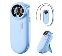 Diveblues Portable Handheld Turbo Fan Rechargeable, High-Speed Mini Turbo Fan, LED Display, Up to 8 Hours, 5 Wind Gear, Travel Hand Held Fans for Outdoor, Holiday, Gifts for Women(Turbobear)