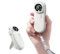 Diveblues Portable Handheld Turbo Fan Rechargeable, High-Speed Mini Turbo Fan, LED Display, Up to 8 Hours, 5 Wind Gear, Travel Hand Held Fans for Outdoor, Holiday, Gifts for Women(Turbobear)