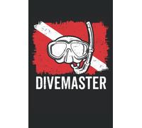 Divemaster: Funny scuba diving logbook Gifts for Divers - Vintage style dive Log | Track & Record 100 dives