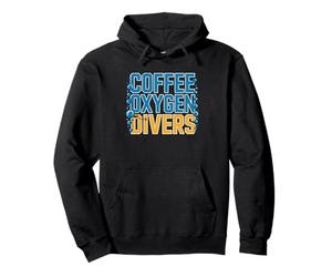 Divemaster Powered Coffee Oxygen Certified Divers Scuba Pullover Hoodie