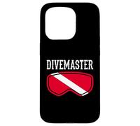 Divemaster Scuba Diving Instructor Dive Flag Style Gear Case for iPhone 15 Pro