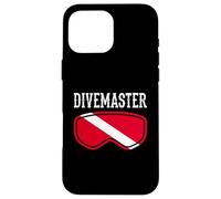 Divemaster Scuba Diving Instructor Dive Flag Style Gear Case for iPhone 16 Pro Max