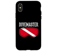 Divemaster Scuba Diving Instructor Dive Flag Style Gear Case for iPhone X/XS