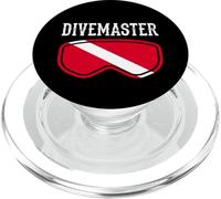 Divemaster Scuba Diving Instructor Dive Flag Style Gear PopSockets PopGrip for MagSafe