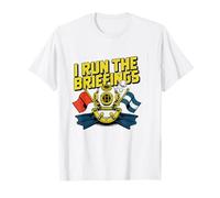 Divemaster Vintage Run Briefings Scuba Dive Humor Briefing T-Shirt