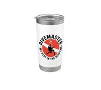 Divemaster We Play in The Deep End, Scuba Diver Diving Stainless Steel Insulated Tumbler