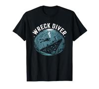 Divemaster Who Specializes Leading Underwater Shipwreck T-Shirt