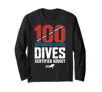 Diver 100 Dives Diving Long Sleeve T-Shirt