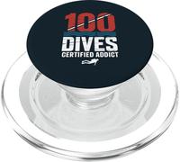 Diver 100 Dives Diving PopSockets PopGrip for MagSafe