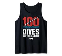 Diver 100 Dives Diving Tank Top