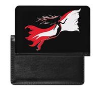 Diver Down Flag Mermaiid Scuba Diving Passport Holder for Men Women PU Leather Passport Cover Travel Wallet