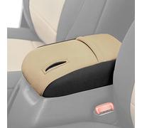 Diver Down Neoprene Center Console Cover - Fits Jeep 1997-2006 TJ Wrangler - Cushioned Armrest Cover - Doesn't Burn Your Elbow - Tight Custom Fit - Comfortable Foam Armrest Pad (97-00 Tan)