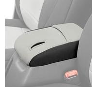 Diver Down Neoprene Center Console Cover - Fits Jeep 1997-2006 TJ Wrangler - Cushioned Armrest Cover - Doesn't Burn Your Elbow - Tight Custom Fit - Comfortable Foam Armrest Pad (97-00 Grey)