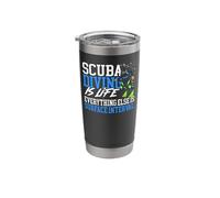 Diver Scuba Diving is Life Everything Else is Surface Stainless Steel Insulated Tumbler
