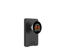 Diver Scuba Diving Retro Freediving Underwater Swimming PopSockets PopWallet for MagSafe