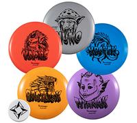 Divergent Discs 5-Disc Beginner Disc Golf Starter Set - Putter, Midrange Disc, 2 Fairway Driver Discs, Distance Disc Golf Driver, and Mini Disc for Disc Golf Beginners