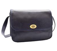 Divergent Retail DR356 Women's Crossbody Bag Real Leather Messenger Navy
