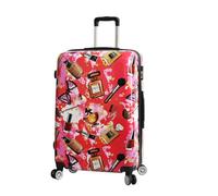 Divergent Retail DR444 Printed Hard Shell Suitcase | Beauty Makeup Print ABS | Expandable | 4 Spinner Wheels | TSA Lock | Cabin/Medium/Large / 3-Piece Set | Vanity (Large)