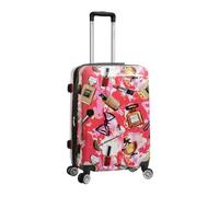Divergent Retail DR444 Printed Hard Shell Suitcase | Beauty Makeup Print ABS | Expandable | 4 Spinner Wheels | TSA Lock | Cabin/Medium/Large / 3-Piece Set | Vanity (Medium)