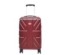 Divergent Retail DR631 Hard Shell Four Spinner Wheeled Travel Suitcases TSA 3-Digit Combination Lock Wine (Wine, Cabin)