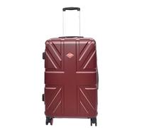 Divergent Retail DR631 Hard Shell Four Spinner Wheeled Travel Suitcases TSA 3-Digit Combination Lock Wine (Wine, Medium)