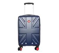 Divergent Retail DR631 Hard Shell Four Spinner Wheeled Travel Suitcases TSA 3-Digit Combination Lock Navy (Navy, Cabin)