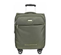 Divergent Retail Soft Shell Cabin Suitcase 20 Inch | Expandable Carry On Luggage | TSA Lock | 4 Spinner Wheels | Front Pockets | Airborne Olive Green