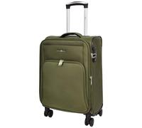 Divergent Retail Travel Bag 8 Wheel Expandable Luggage Soft Suitcase Trolley Case Diego Khaki (Khaki, Cabin)