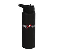 Divers Flag Heartbeat Scuba Diving Instructor Stainless Steel Insulated Water Bottle