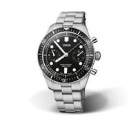 Divers Sixty Five Chronograph 40mm Mens Watch Black Stainless Steel