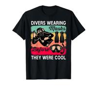 Divers Wearing Masks Before They were Cool Value Graphic T-Shirt, Men, Black, M