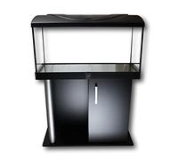 Diversa AQUARIUM WITH LID AND STAND/CABINET Professional Fish Tank - Real Glass, Standard Rectangle (112 Litre Set)