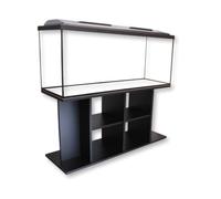 Diversa AQUARIUM WITH LID AND STAND/CABINET Professional Fish Tank - Real Glass, Standard Rectangle (240 Litre Set)