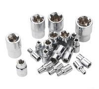 Diverse Bit Socket Set Accompanied by Sturdy Storage Case Ideal for Quick Identification and Accessibility of Tools