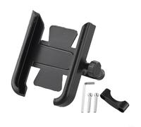 Diverse Compatibility Motorcycle Phone Holder; Quick Installation Designed Specifically for Handlebars and Rearview Mirrors (Handlebar)
