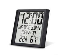 Diverse Functions of a Modern Digital Wall Clock Including Accurate Timekeeping & Real Time Weather Monitoring for Enhanced Indoor Comfort