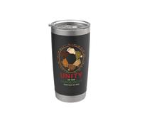 Diverse Hands Circle Collective Progress Design Stainless Steel Insulated Tumbler
