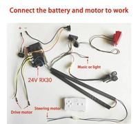 Diverse Options in Children's Electric Car Wiring Kits Featuring 2 4G Remotes (24V B)
