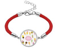 Diverse Sweet Summer Ice Lucky Red String Bracelet Rope Bracelet Handmade