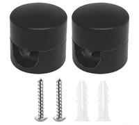 Diverse Usage Aluminum Cable Support Pins Suitable for Both Wall & Ceiling Installations (Black)