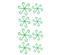 Diverse Uses 8pc Set of Foldable Plant Stem Supports Essential Gardening Tools for All Enthusiasts (Green)