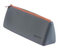 DIVERSEBEE Soft Silicone Pencil Case, Aesthetic Pencil Pouch with Zipper, Cute Pen Bag for School, Bible Journaling Supplies and Accessories, Pencil Organizer (Ocean)