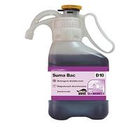 Diversey Smartdose Suma Bac D10 1.4L Detergent Surface Sanitiser, Pack of 2 1009