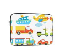 Diversified Transportation Print Laptop Case – Slim & Lightweight Computer Sleeve Fits 13 inch 10-17 Inch Laptops, Perfect for Travel