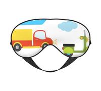 Diversified Transportation Print Outdoor Travel Stylish Eye Mask Adjustable Sleep Camping Meditation Relaxation