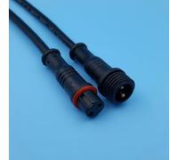 Diversify Your Projects with These High Performance IP65 Rated LED Connector Kits (Five Pairs) (black-2pin)