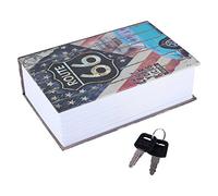Diversion Book Safe - Dictionary Secret Cash Box With Security Key, Bible Storage Box, Hidden Safe (American Dream Type)