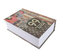 Diversion Book Safe - Dictionary Secret Cash Box With Security Key, Bible Storage Box, Hidden Safe (American Dream Type)