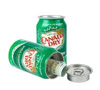 Diversion Safe Can, Large Capacity Hidden Storage Container for Cash, Jewelry, Valuables, Fake Soda Can with Secret Compartment, Home Security & Travel Use (Green)