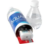 Diversion Safe Water Bottle Secret Stash Container AquaFin Bottled Water- Transparent Stash Water Bottler Secret Compartment Diversion Safe Water Bottle Storage